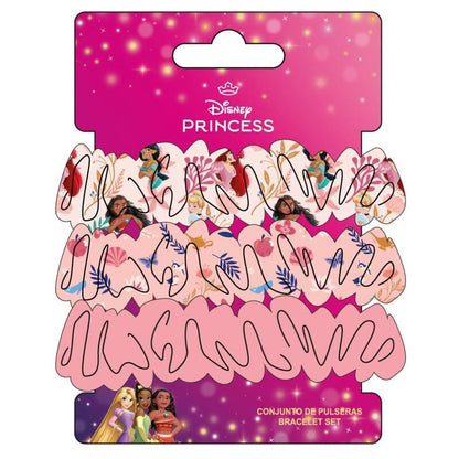 blister pack of 3 disney princess hair ties