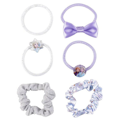 Blister of 6 Frozen Disney scrunchies