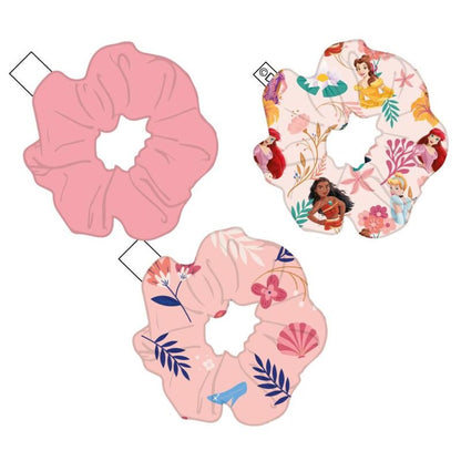 Lot de 3 élastiques à cheveux Princesses Disney sous blister