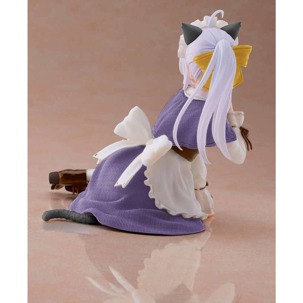Figura de Elaina la gatita sirvienta edición renovada de escritorio linda bruja errante El viaje de Elaina 13 cm