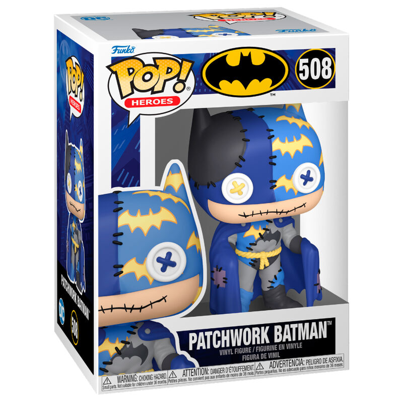 pop figure dc comics patchwork batman