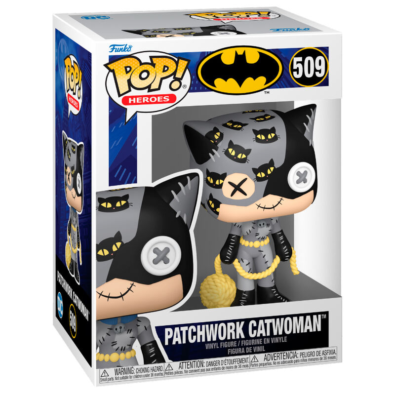 pop figure dc comics patchwork catwoman
