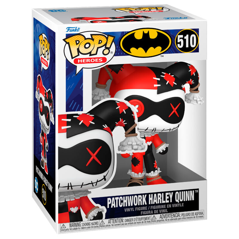 pop figure dc comics patchwork harley quinn
