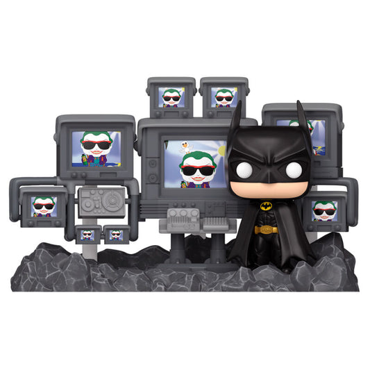 Figura POP Moments DC Comics Batman na Batcaverna