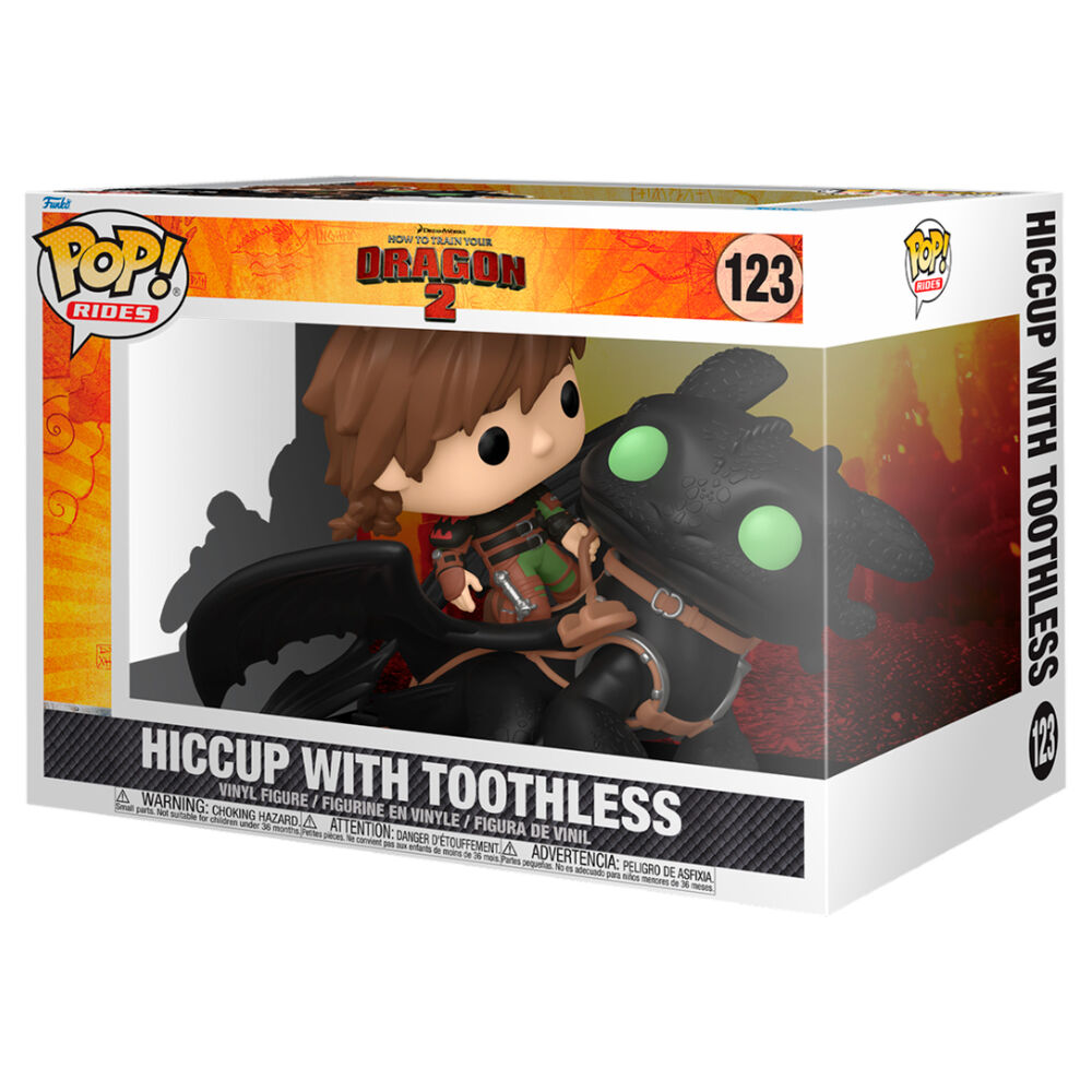 POP Rides Deluxe How to Train Your Dragon 2 Hiccup with Toothless Figure