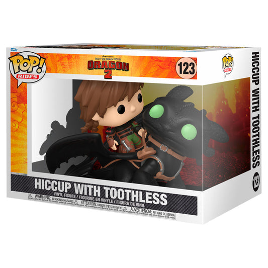 POP Rides Deluxe How to Train Your Dragon 2 Hiccup with Toothless Figure