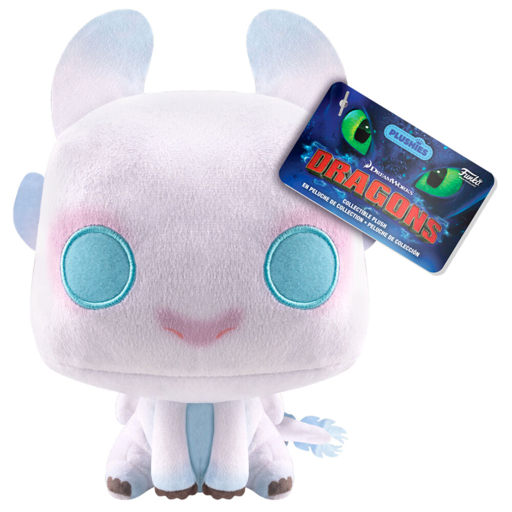 how to train your dragon 2 light fury plush toy 17cm