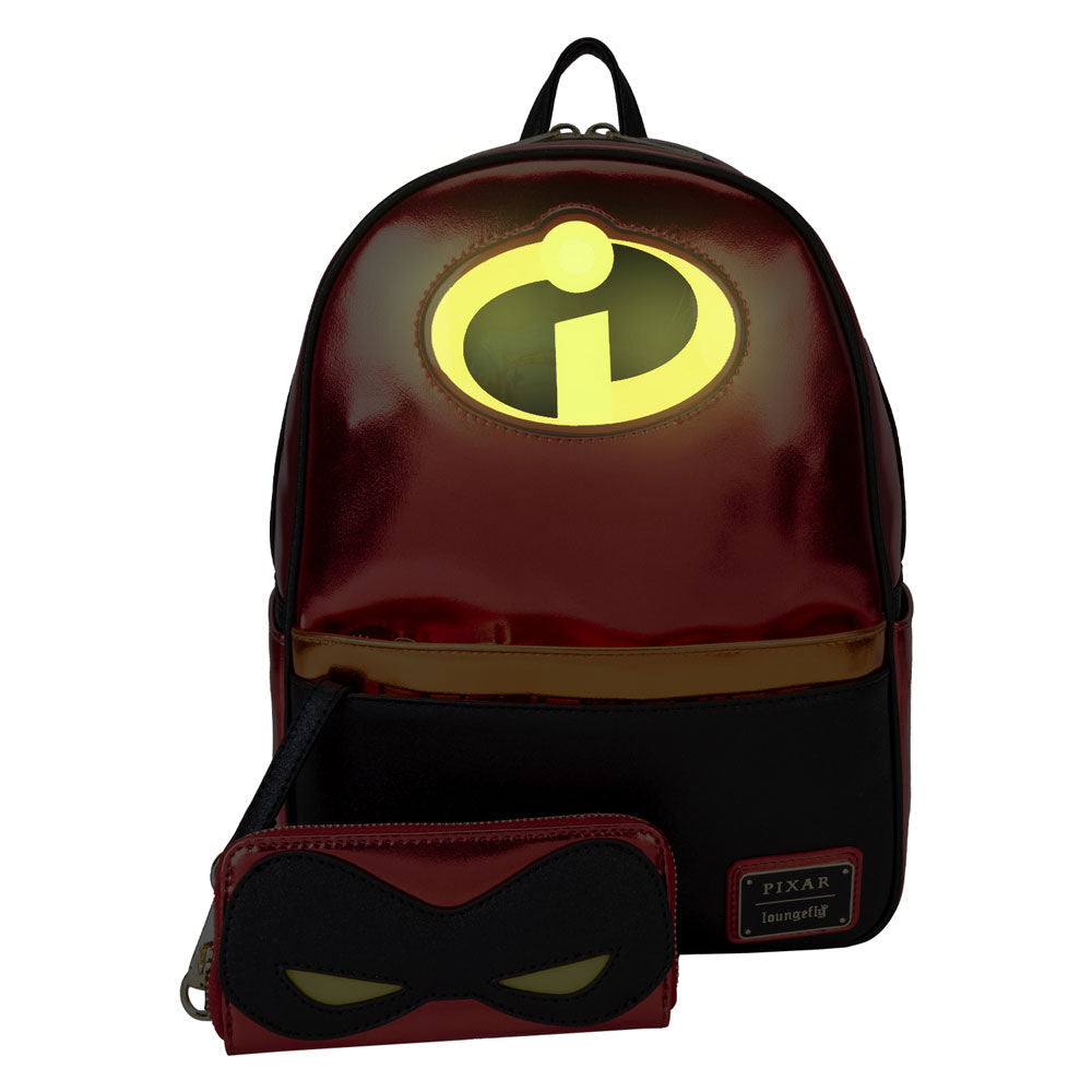 Mochila Loungefly Disney Pixar Os Incríveis 20º Aniversário 30cm