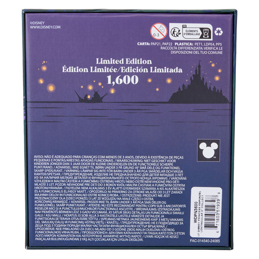 Spilla lenticolare Rapunzel Disney Loungefly 7 5 cm