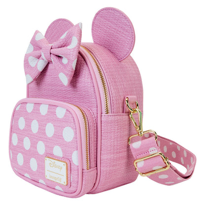Zaino Loungefly Disney di Minnie in paglia 20 cm