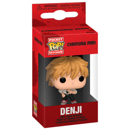 pocket pop chainsaw man denji keychain