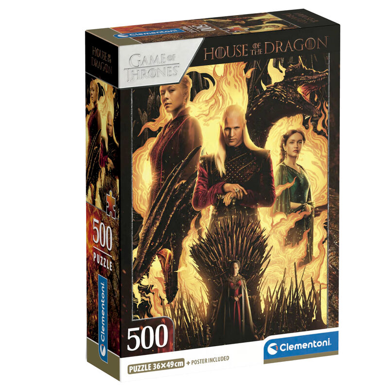 puzzle the house of the dragon 500 pieces