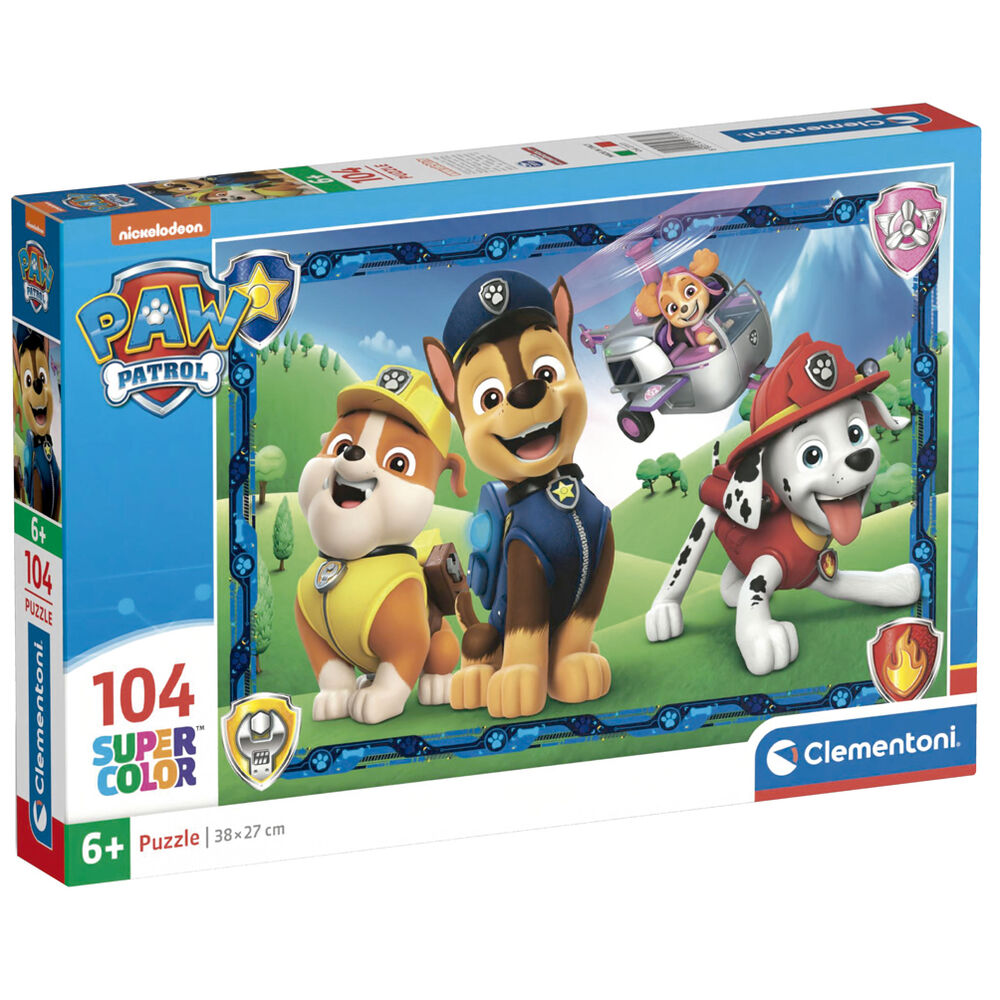 paw patrol puzzle 104pcs
