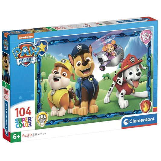 paw patrol puzzle 104pcs