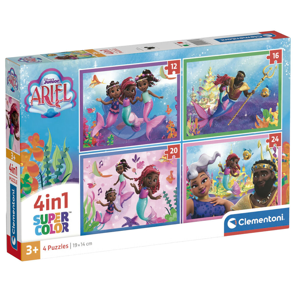 puzzle ariel disney 12 16 20 24pcs