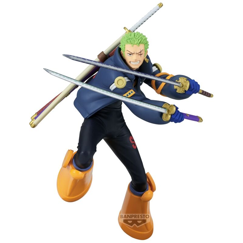 figure roronoa zoro battle record collection one piece 16cm