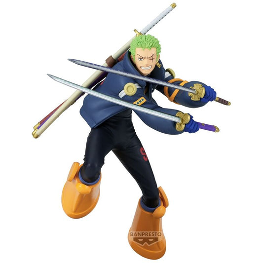 figure roronoa zoro battle record collection one piece 16cm