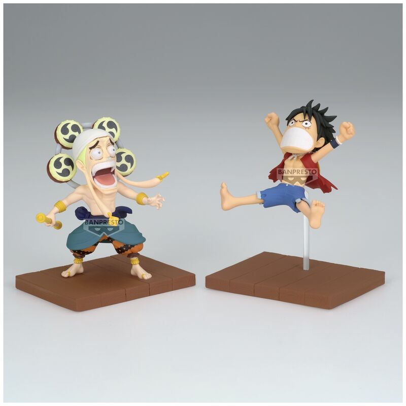 Figure Monkey D Luffy & Enel World Collectable One Piece 7cm