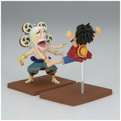 Figure Monkey D Luffy & Enel World Collectable One Piece 7cm