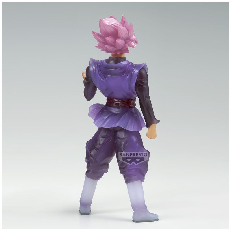 Figura transparente do Goku Black Super Saiyajin Rosé de Dragon Ball Super 19 cm
