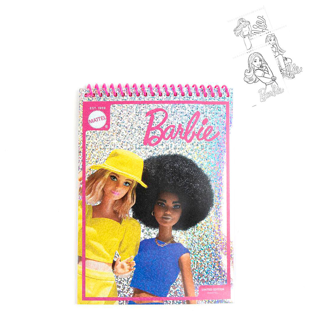 Zestaw papeterii do kolorowania Barbie
