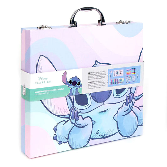 Kolorowanka na przybory piśmiennicze Stitch Disney