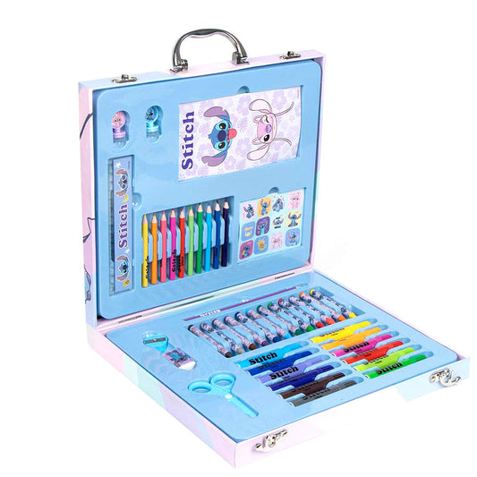 Kolorowanka na przybory piśmiennicze Stitch Disney