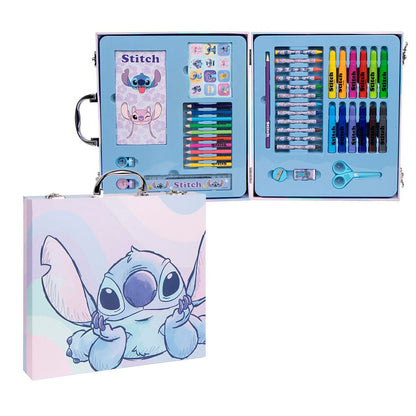 stitch disney colorable stationery case