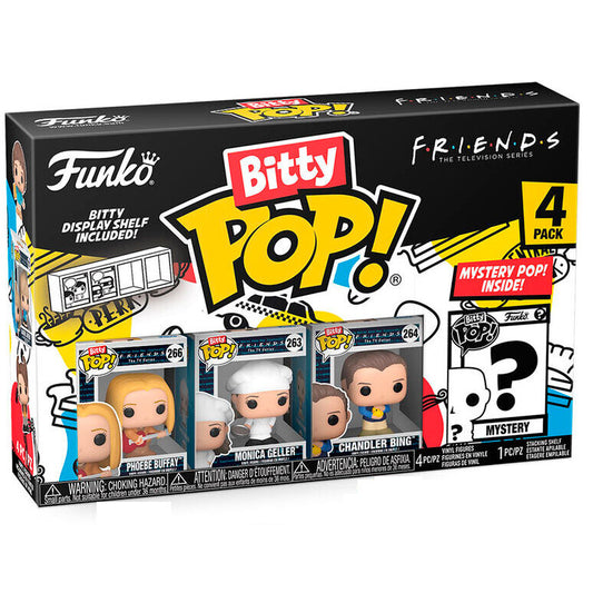 Confezione blister da 4 personaggi Bitty POP Friends (assortiti)