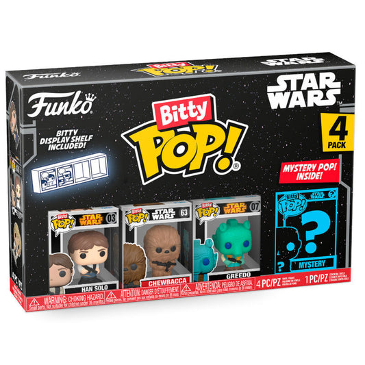 Blister pack of 4 Bitty POP Star Wars figures (assorted)