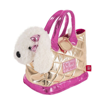 handbag  golden didi dog plush toy 28cm