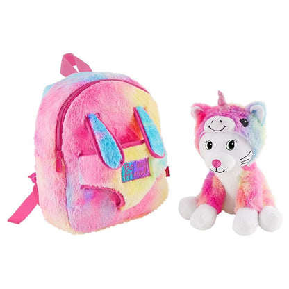 Backpack + Emi cat plush 27cm
