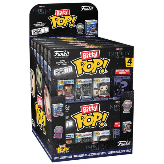 Blister pack of 4 Bitty POP Marvel Avengers figures (assorted)