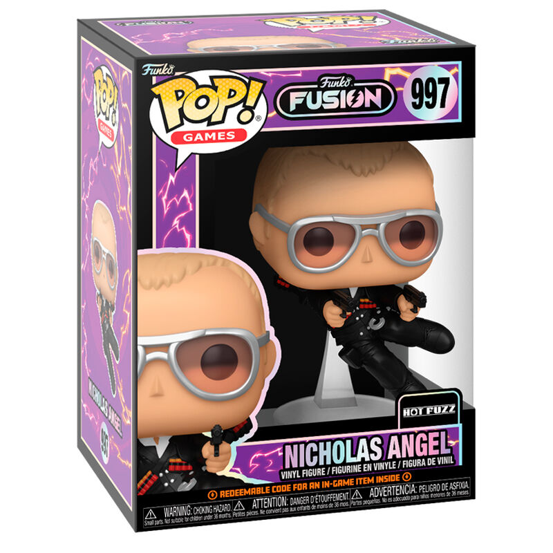 funko fusion hot fuzz nicholas angel pop figure
