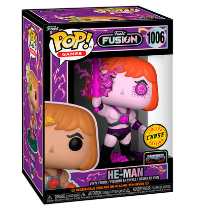 funko fusion masters of the universe he man chase pop figure