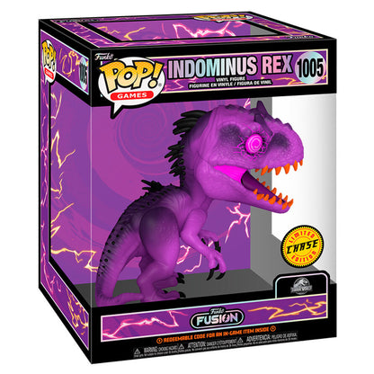 funko fusion super jurassic world indominus chase pop figure
