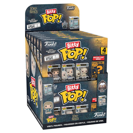blister pack of 4 bitty pop figures the lord of the rings assorted