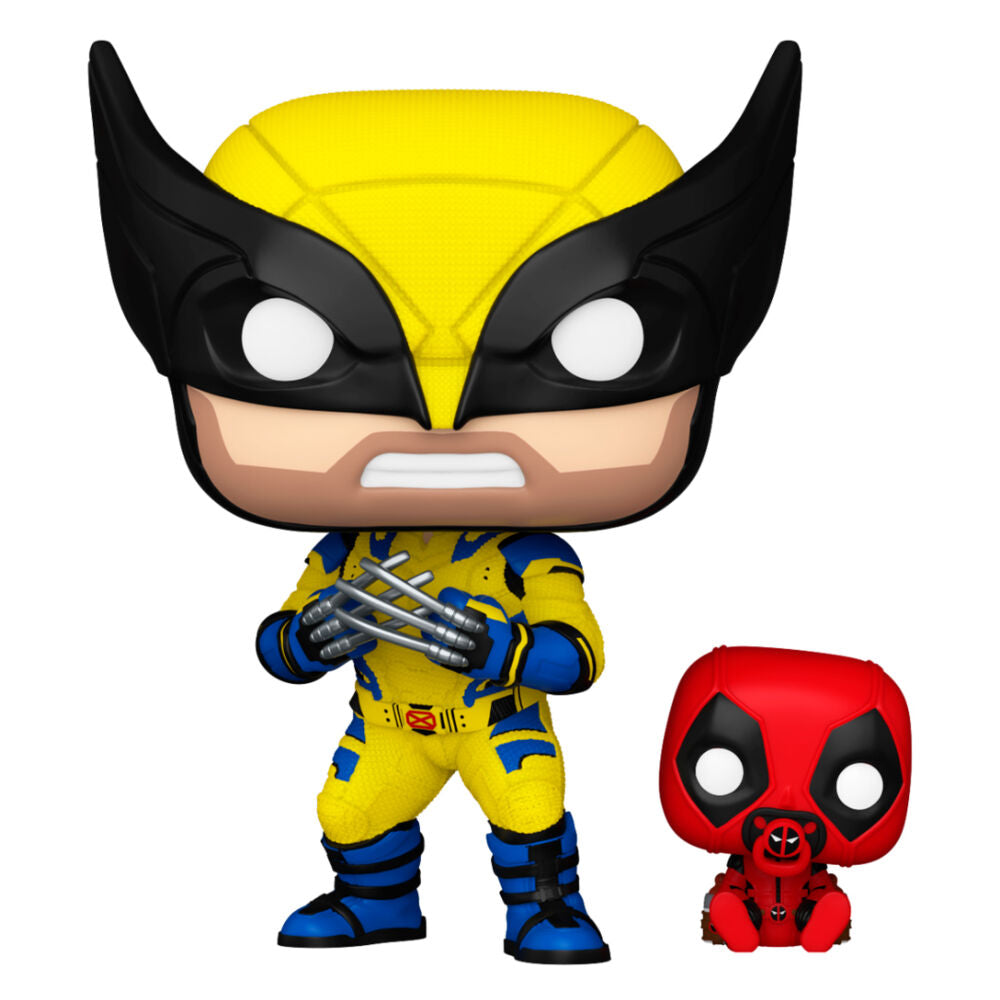 pop figure marvel deadpool & wolverine  wolverine with babypool