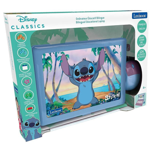 stitch disney educational bilingual laptop