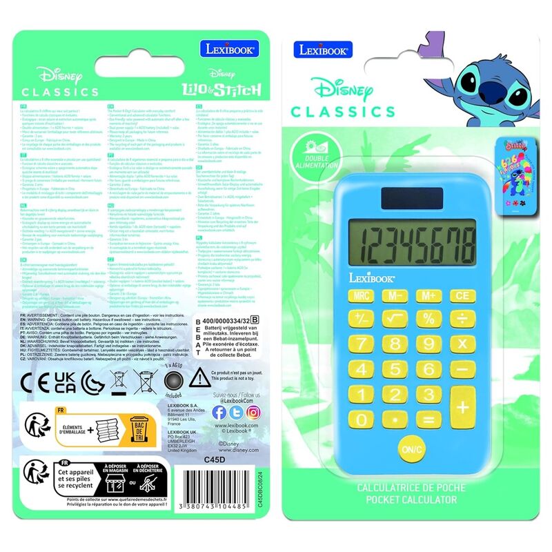 Kalkulator Stitch Disney