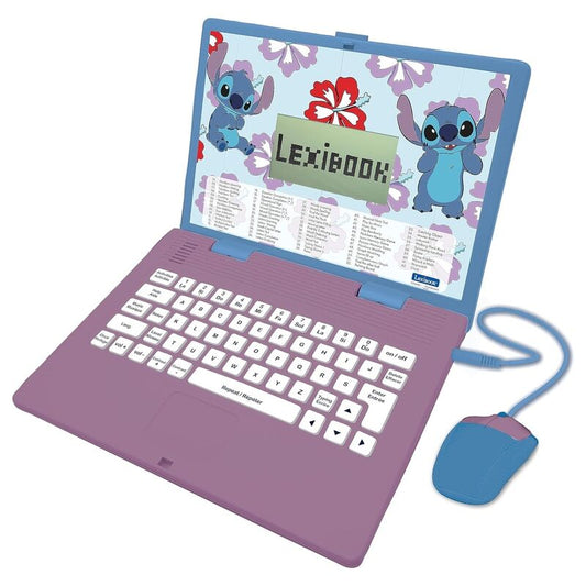 Portátil bilingüe educativo Stitch de Disney