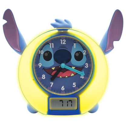 Relógio educativo com contação de histórias e luzes Stitch Disney (em inglês)