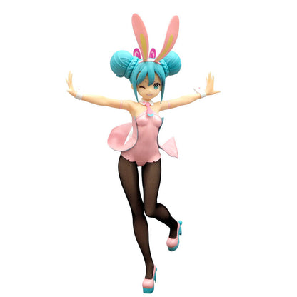 figure hatsune miku wink pearl pink bicute bunnies hatsune miku 30cm