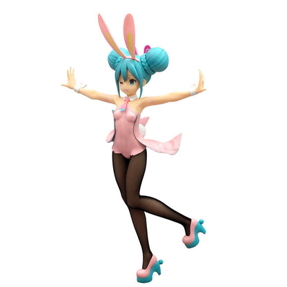 Statuetta Hatsune Miku Wink Pearl Pink Bicute Bunnies Hatsune Miku 30cm