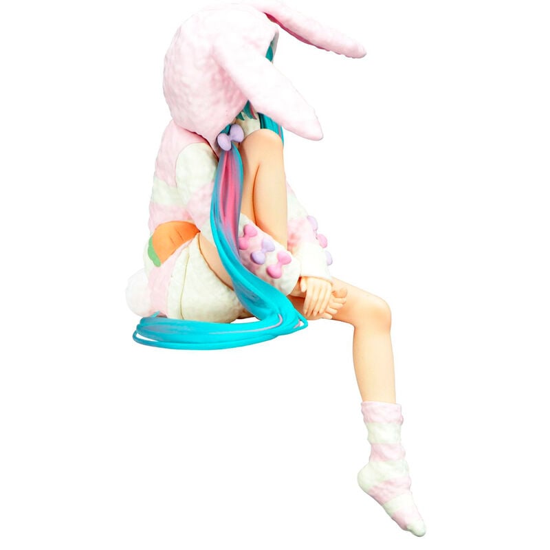 Figure Noodle Stopper Hatsune Miku Rabbit Ear Hood Pajama Hatsune Miku 14cm