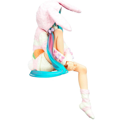 Figure Noodle Stopper Hatsune Miku Rabbit Ear Hood Pajama Hatsune Miku 14cm