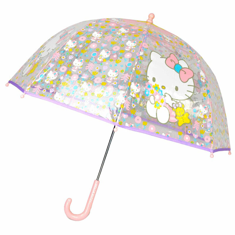 Hello Kitty transparentny parasol ręczny 48cm