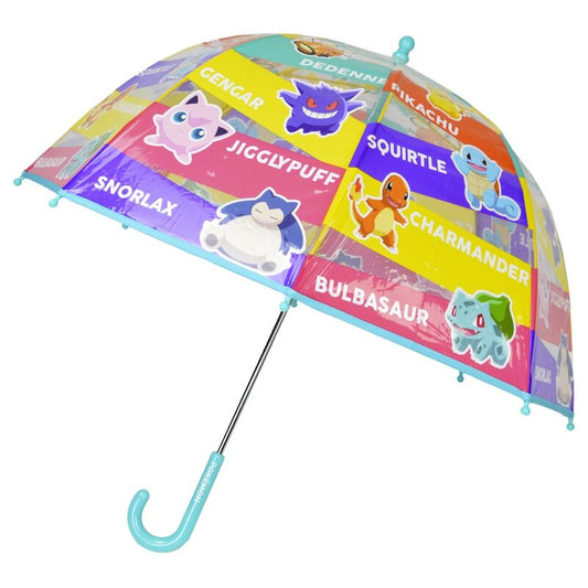 Guarda-chuva manual transparente Pokémon de 48 cm