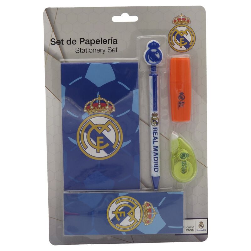 Real Madrid stationery set 5 pieces