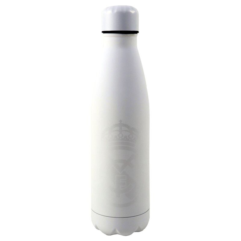 real madrid 600ml white stainless steel bottle